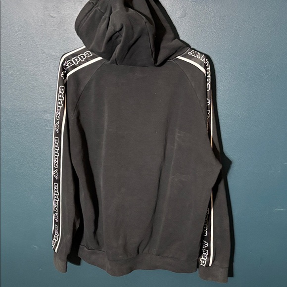 Kappa Men’s Active Logo Tape Black Hoodie Sweatshirt Size XL - Picture 5 of 8